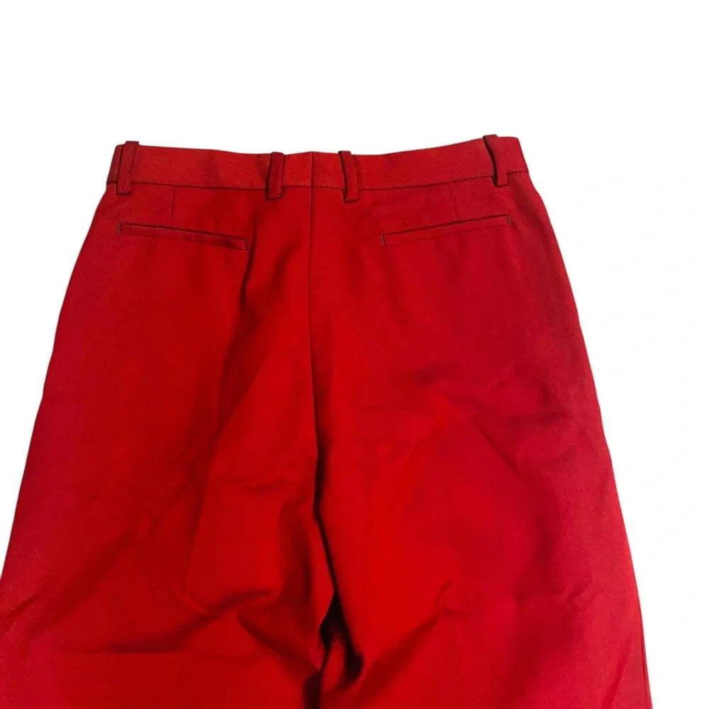 8 BY YOOX Italian Red Trousers - Picture 4 of 5